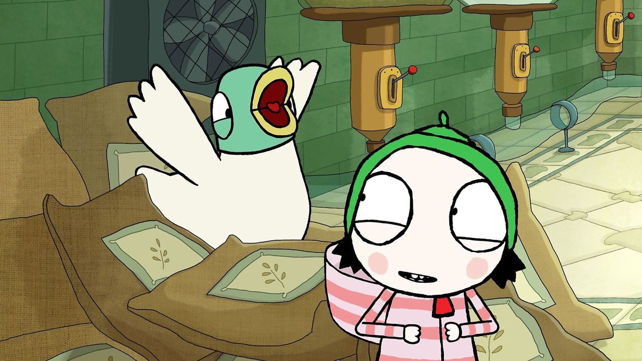 Sarah and Duck Backdrop