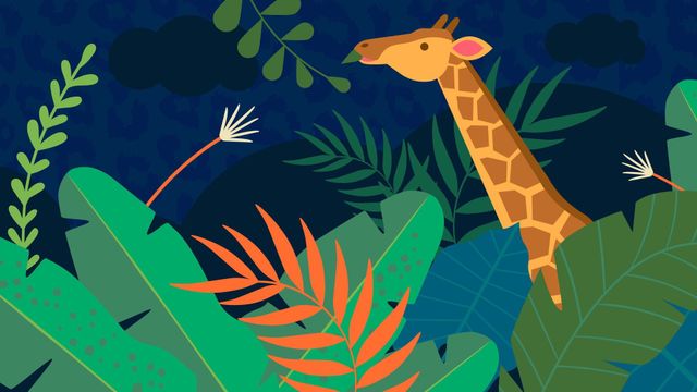 Zoofari Backdrop