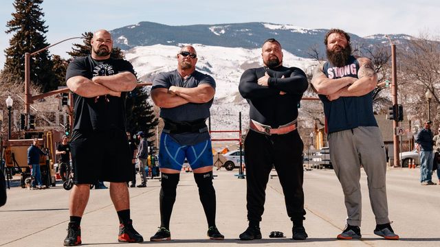 The Strongest Man in History Backdrop