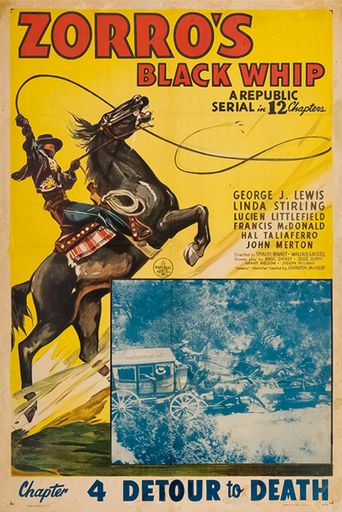  Zorro's Black Whip Poster