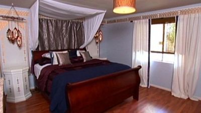 Season 28, Episode 13 Exotic and Eclectic Bedroom