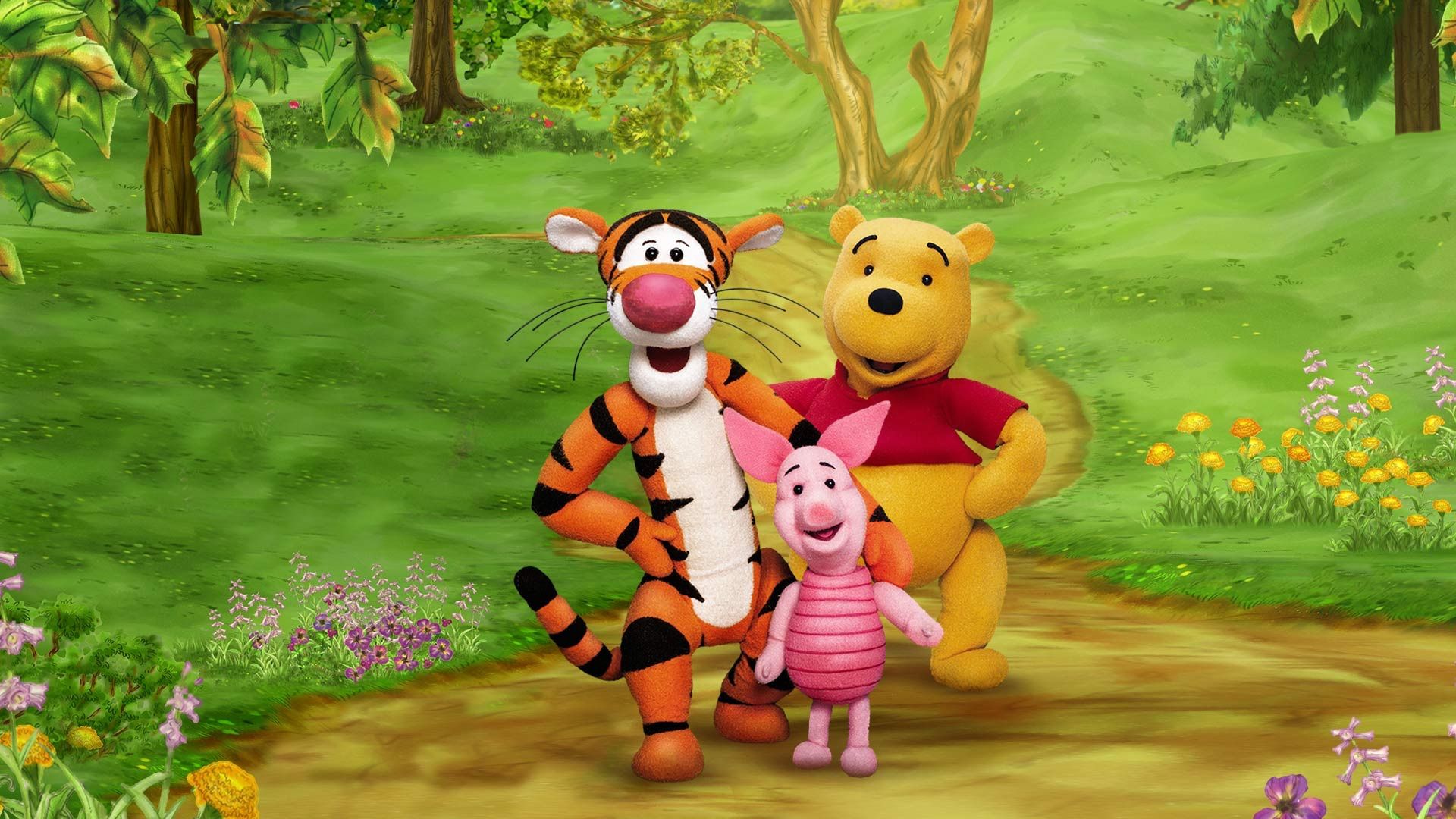 The Book of Pooh Backdrop