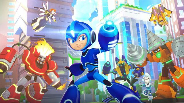 Mega Man: Fully Charged Backdrop