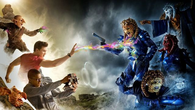 Wizards vs. Aliens Backdrop