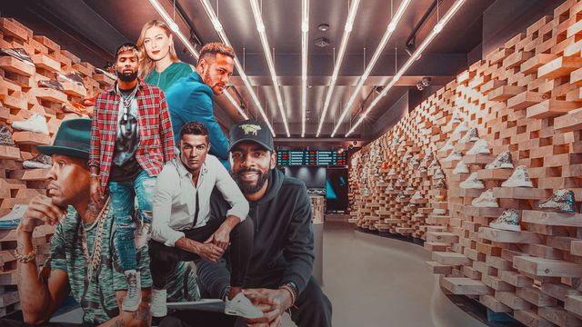 Sneaker Shopping Backdrop