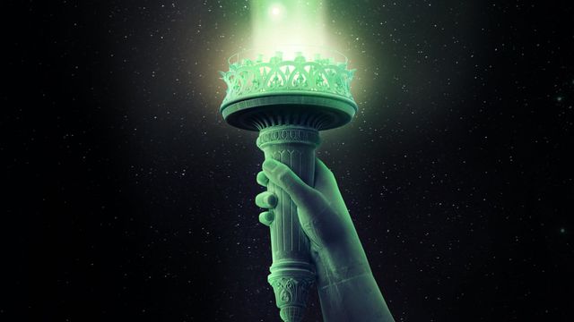 American Mystery Backdrop