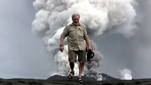 Lost Land of the Volcano Backdrop