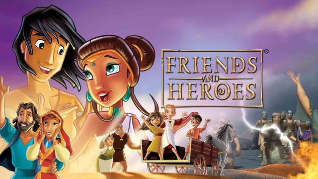 Friends and Heroes Backdrop