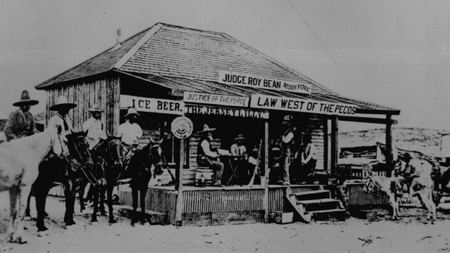 Judge Roy Bean Backdrop