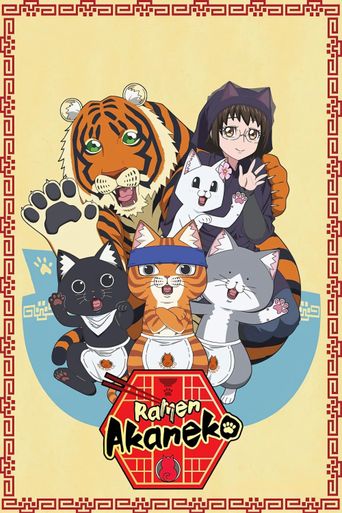 Red Cat Ramen Poster