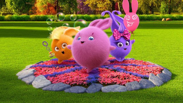 Sunny Bunnies Backdrop