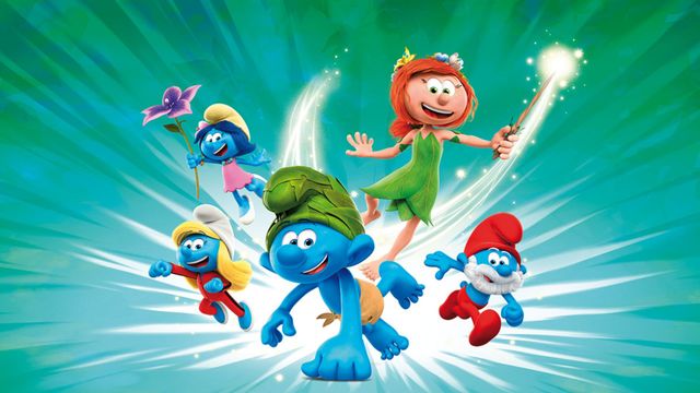 The Smurfs Backdrop