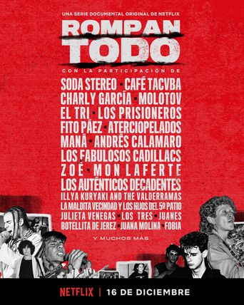  Break It All: The History of Rock in Latin America Poster